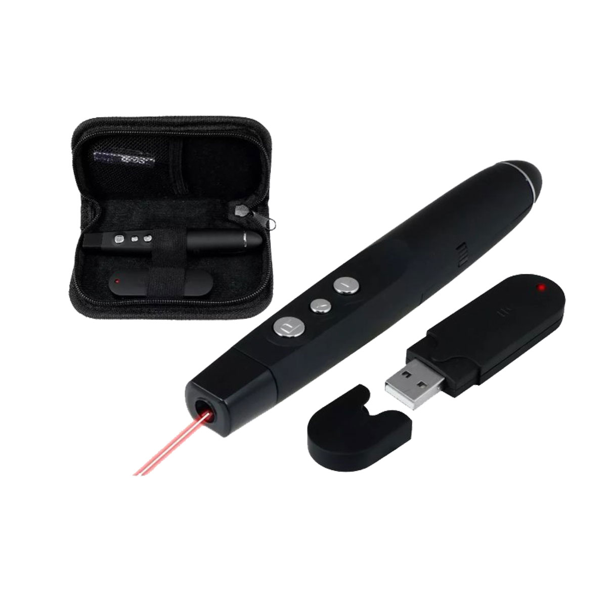 Hama Pointeur laser 3 en 1 LP-30, pointeur laser, stylo à bi